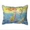 Betsy Drake Betsy's Mermaid Extra Large 20 X 24 Indoor / Outdoor Pillow